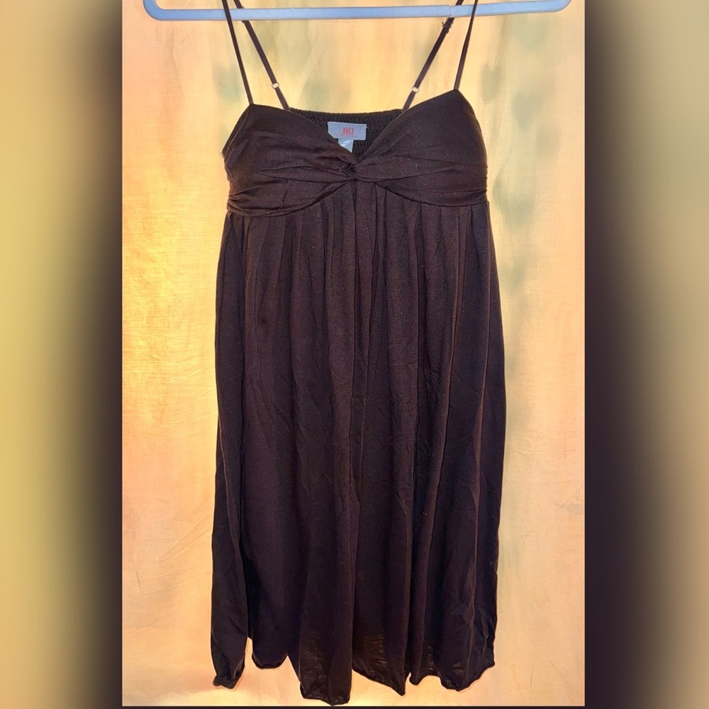 Y2K JENNIFER LOPEZ BROWN SUMMER HALTER DRESS